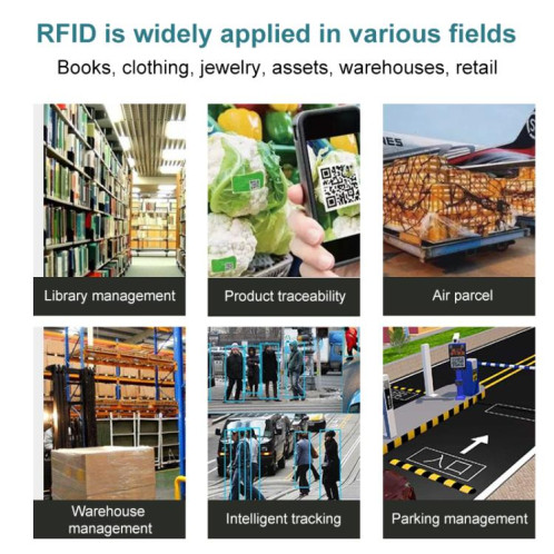 Étiquettes de bagages NFC autocollantes avec capteur intelligent, puce RF UHF RFID, taille : 74 x 22 mm SR95011746-06